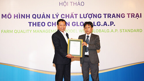 Việt Nam có trang trại nuôi heo đầu tiên đạt chuẩn GlobalG.A.P